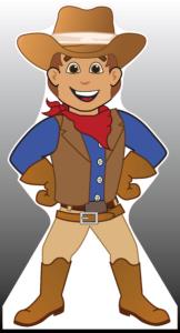 Cowboy Standee