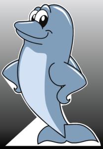 Dolphin Cardboard Cut-out Standee