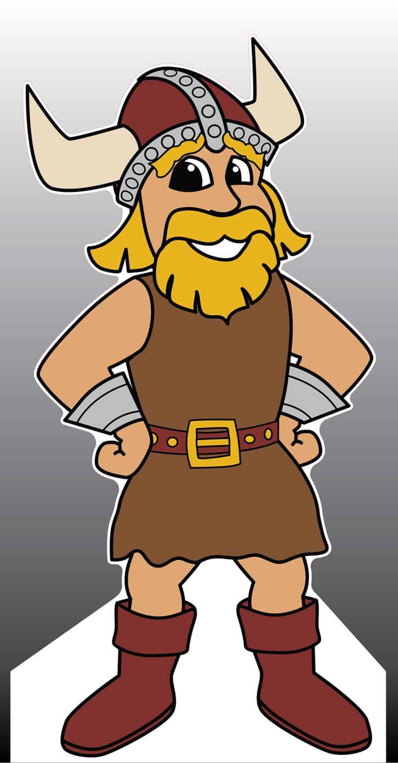 VikingStandee35x67 - Mascot Junction