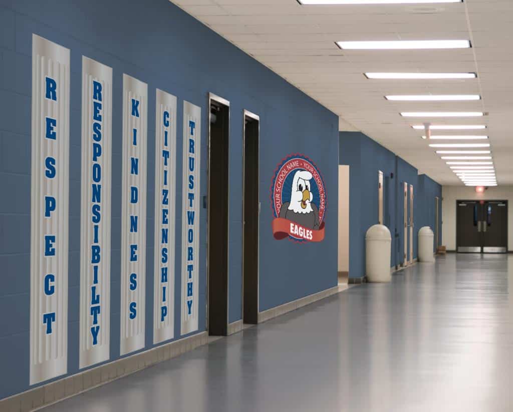 Wall Stickers School Pillars Logo