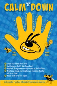 Calm Down Poster Yellow Jacket