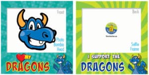 PBIS Selfie Frames Dragon with Wings and Teeth5