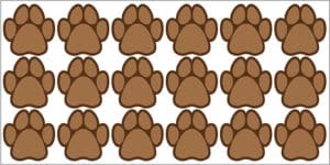 Paw Print Stickers