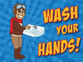 Wash Hands Aviator