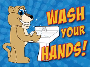 Wash Hands Lion Cub