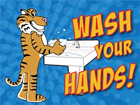 Wash Hands Tiger