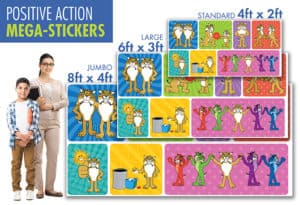 Positive Action Wall Stickers