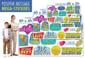 Positive Message Wall Stickers