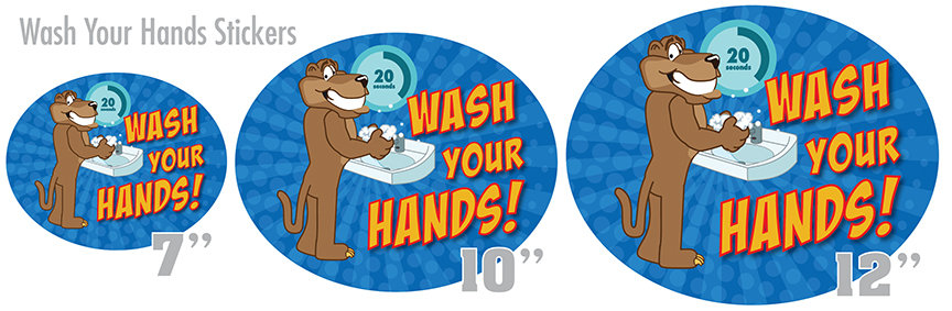 Wash Your Hands Wall Stickers