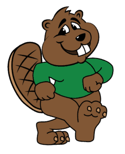 Beaver Mascot School Logo - Mascot Junction