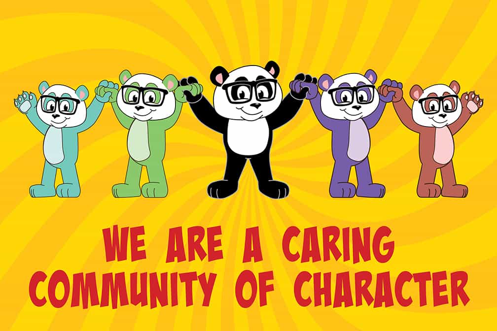 Caring Community Character Poster