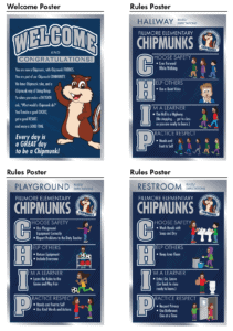 Chipmunk Mascot Posters