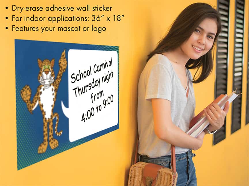 Walk Talker™ Dry Erase Wall Sticker