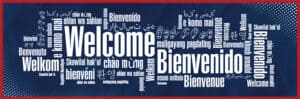 Welcome Banner School International Language