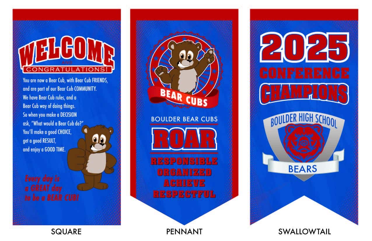 Bear Mascot - Posters, Banners & Signs