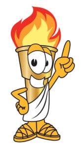 Olympic Torch Mascot - Mascot Junction