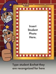 Photo Recognition Marquee Wizard Mascot