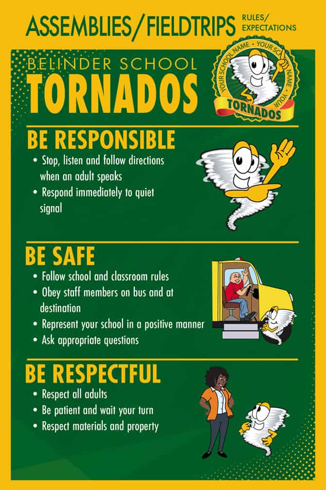 Rules Poster Assembly Tornado
