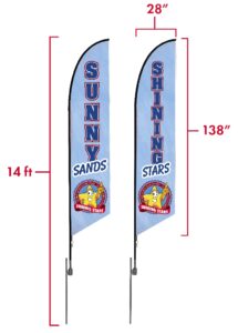 Feather Flag Sizing