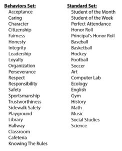Award Certificates