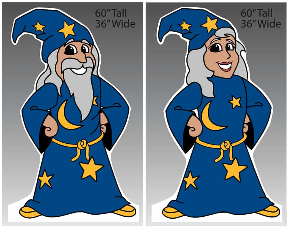 Standee Wizard Life Size Cut-Out