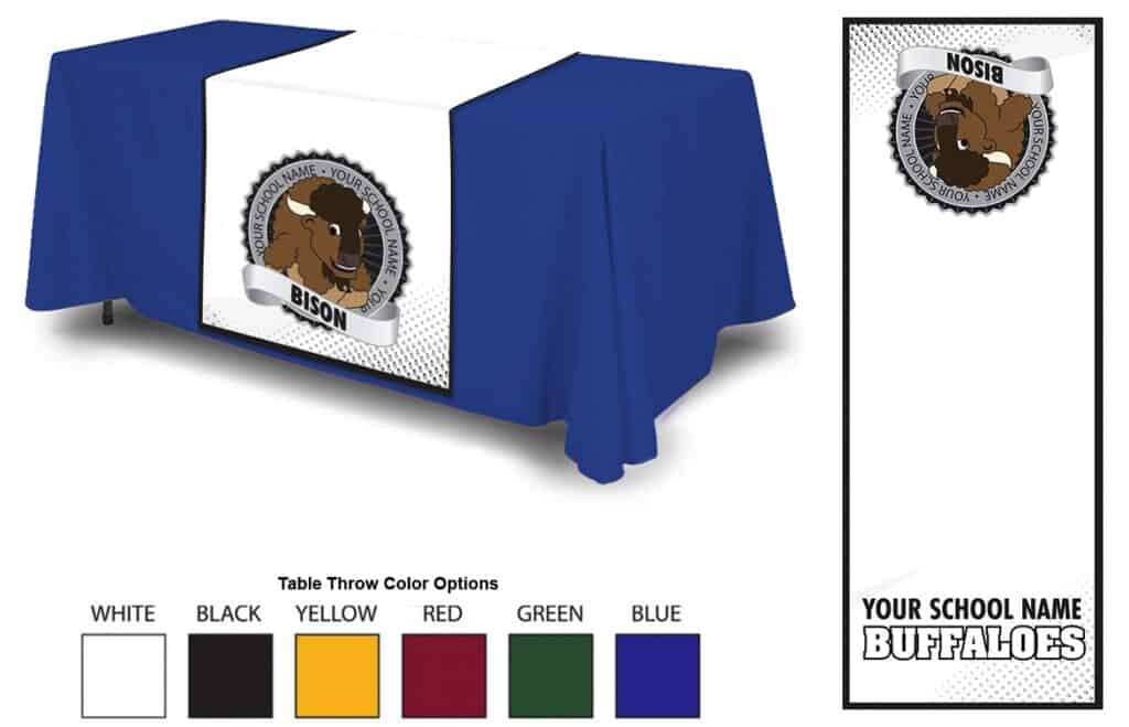 Table-runner-bison