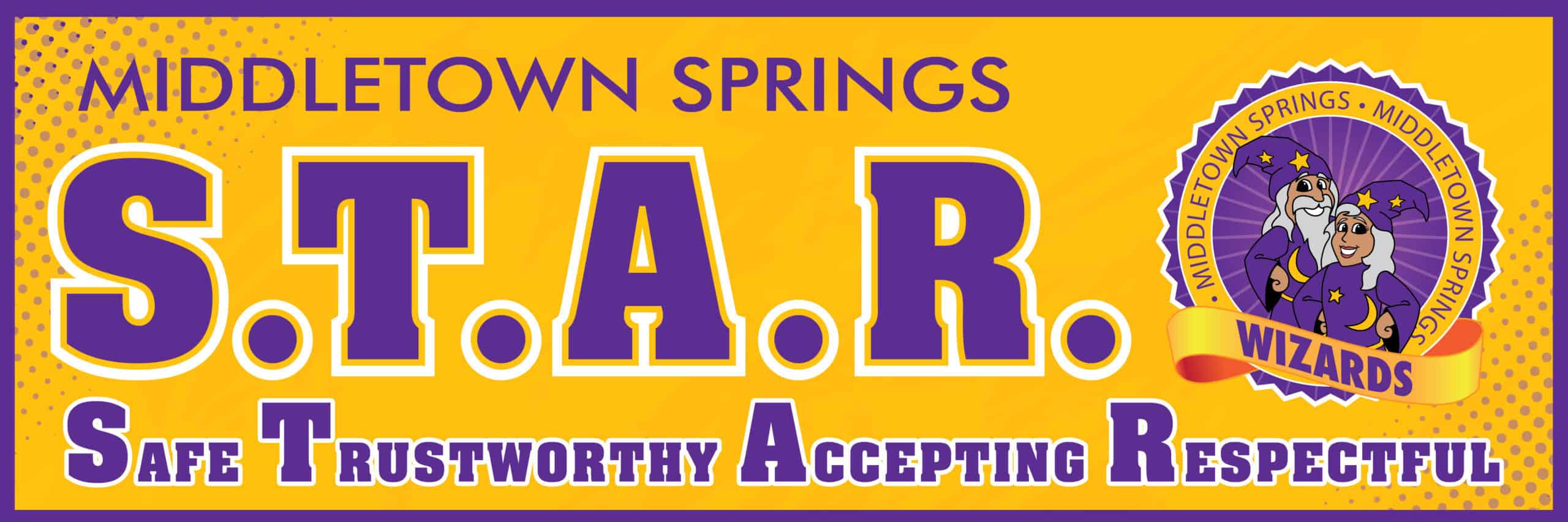 STAR Acronym Theme Banner Wizard Mascot