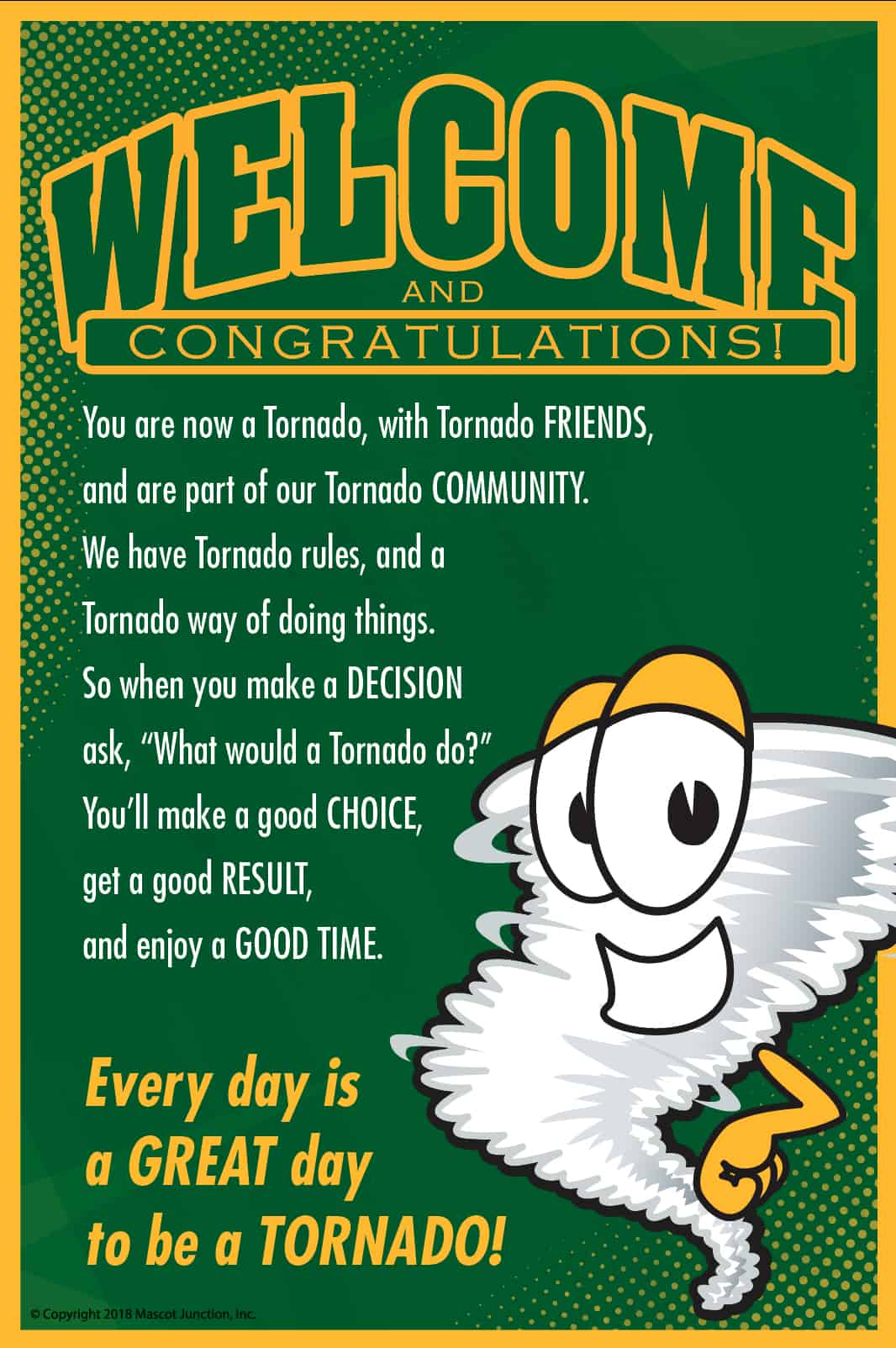 Tornado Welcome Poster