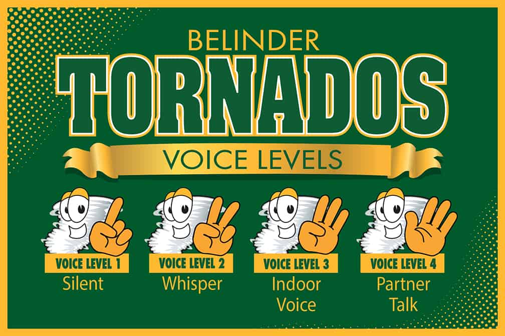 Voice Level Poster Tornado