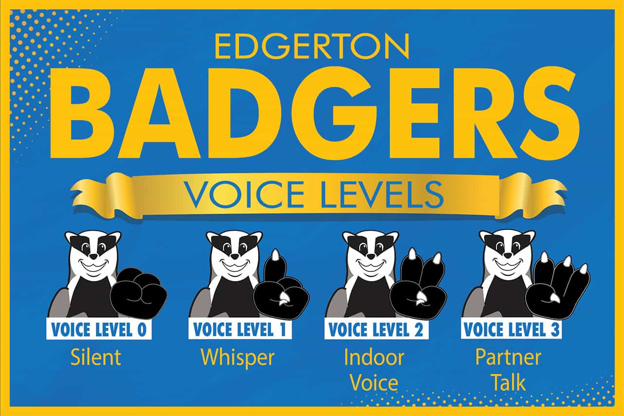 Voice-level-badger