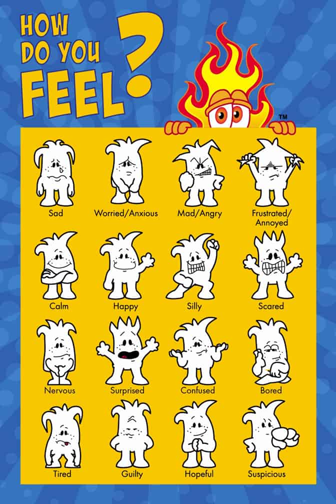 Feelings Poster Flames