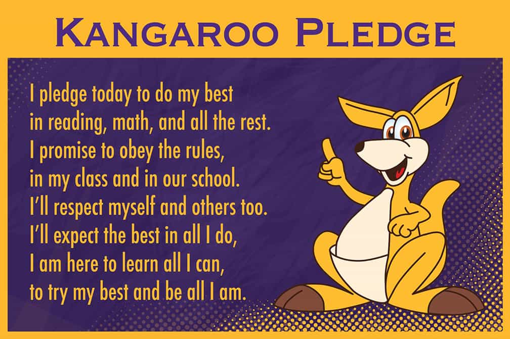 Pledge Poster Kangaroo