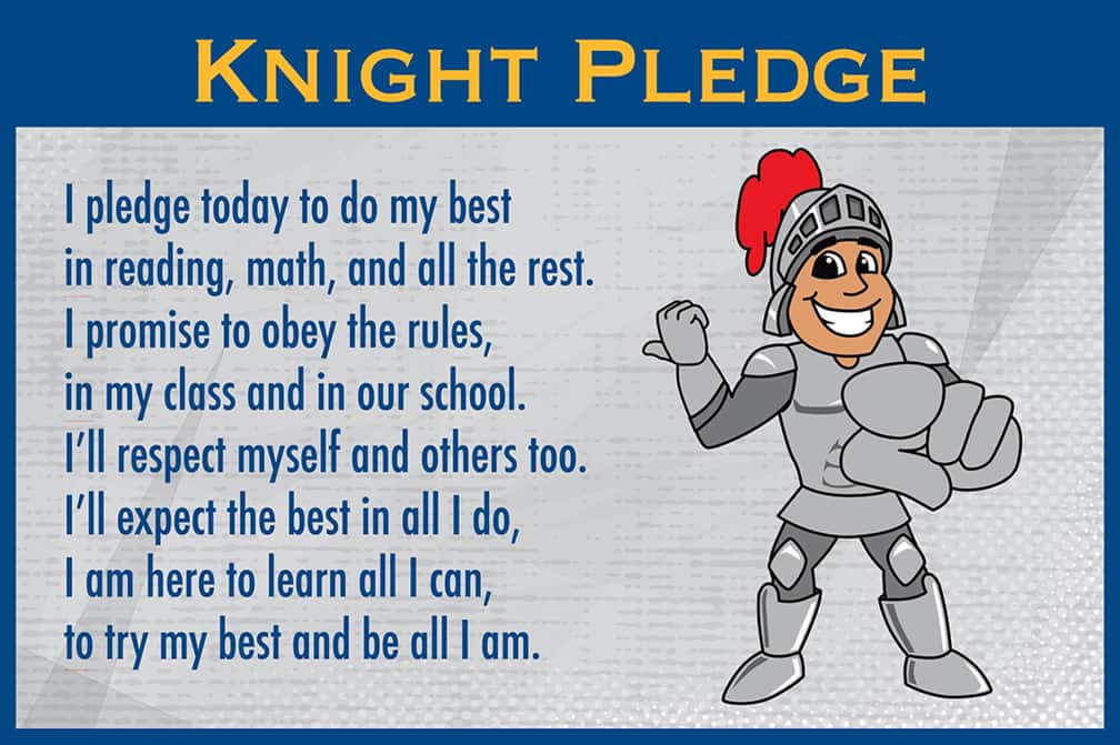 Pledge Poster Knight