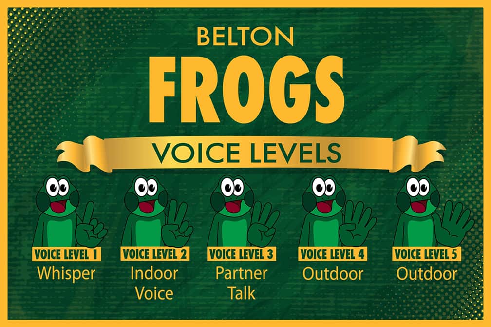 Voice Level Poster Frog