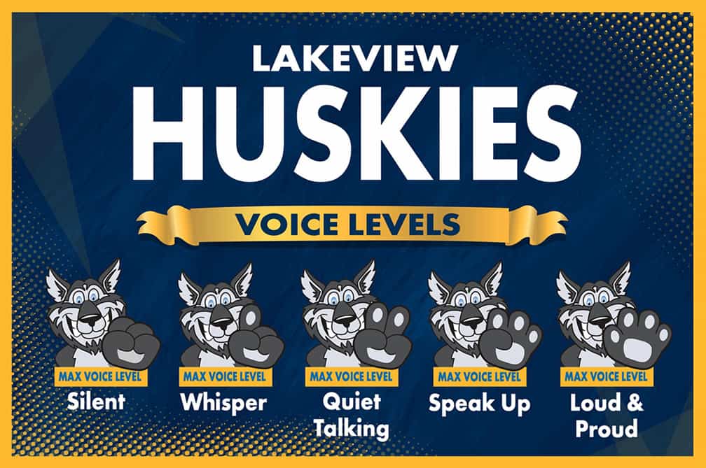 Voice Level Poster Husky
