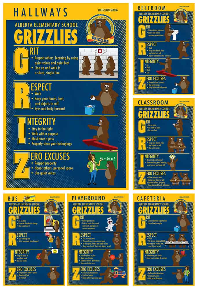 Rules Poster Grizzly