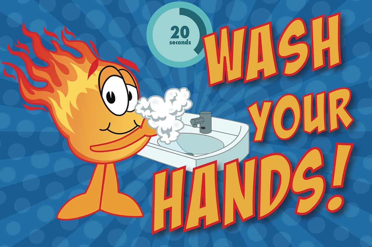 wash-hands-commet-poster