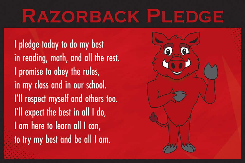 Pledge Poster Razorback