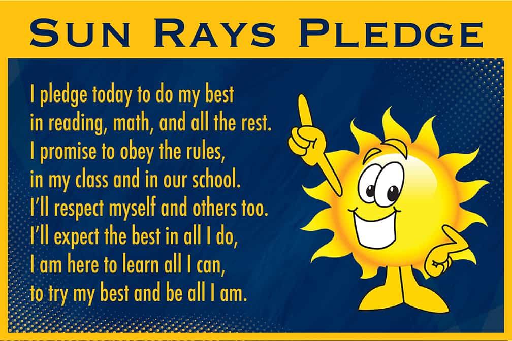 Pledge Poster 2 Sun Ray