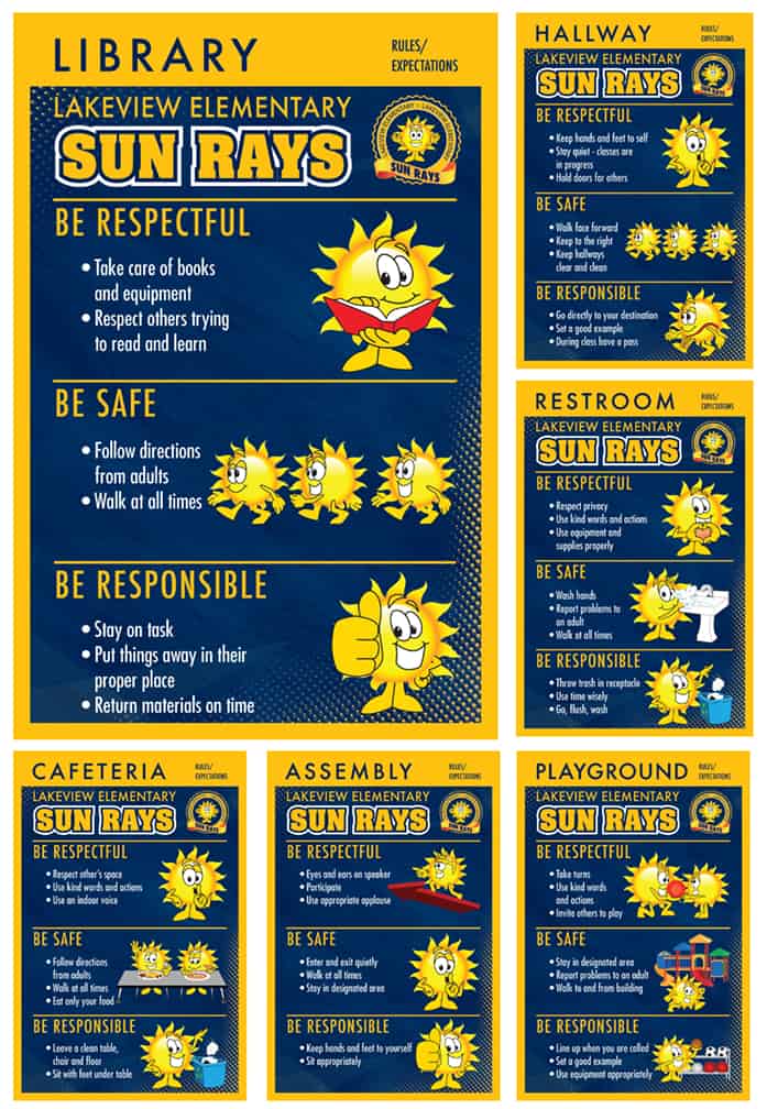 Rules Posters Sun Ray