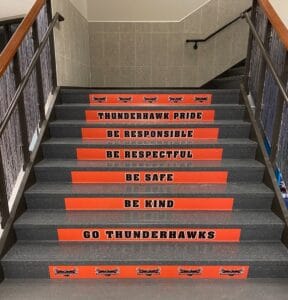 Stair Stickers School