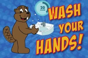 Wash-hands-beaver