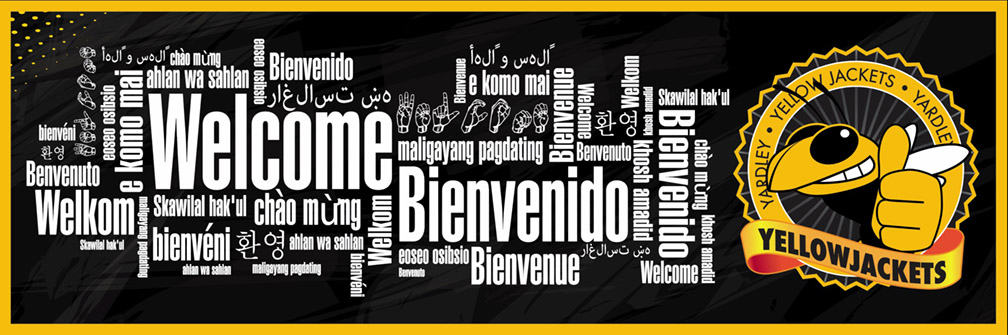 Welcome Inclusive Banner Yellow Jacket