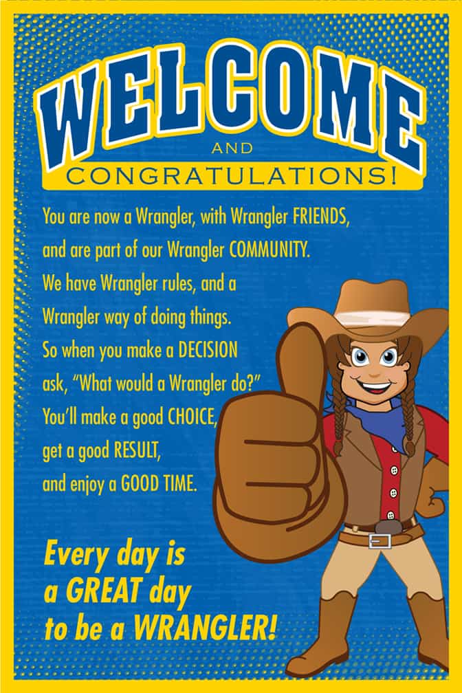Welcome Poster Wrangler