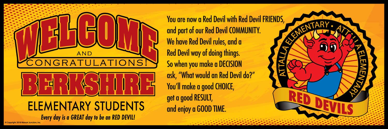 Welcome-message-banner-red-devil