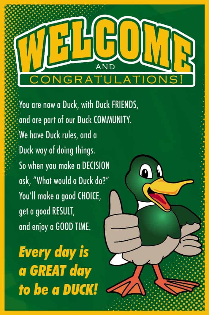 Welcome-poster-duck