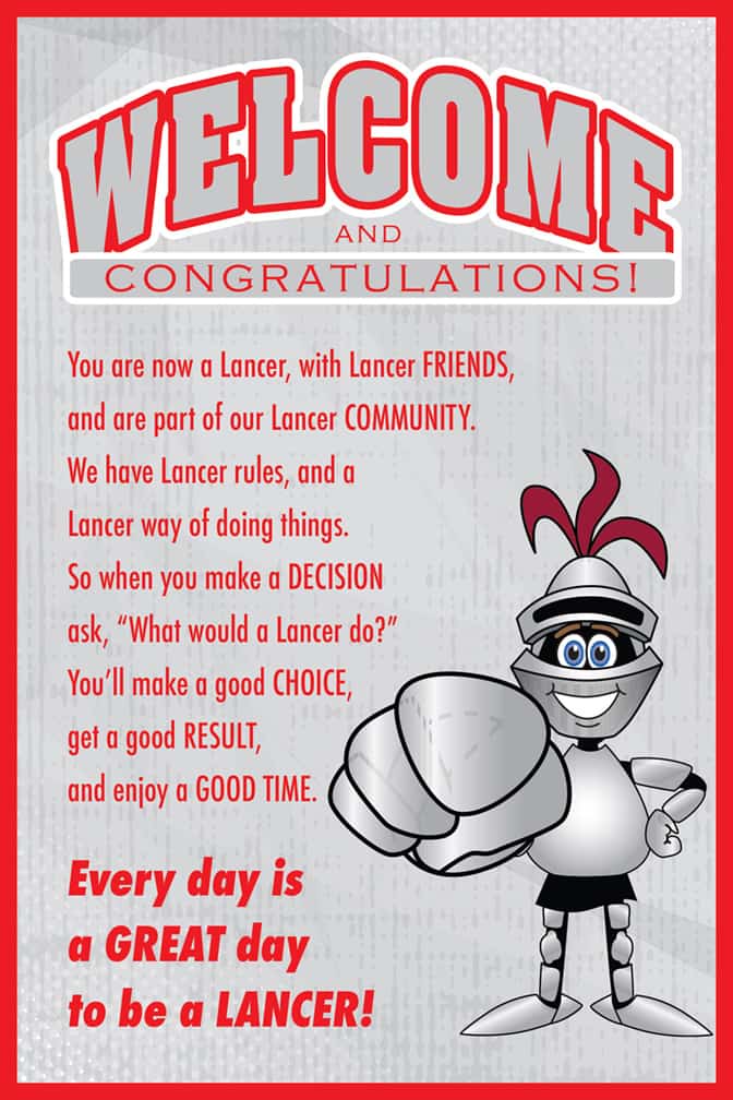 Welcome Poster Lancer