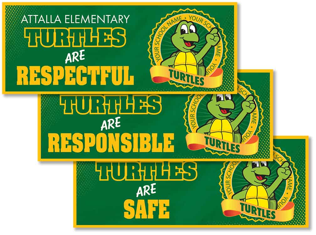 Ceiling Banner Turtle