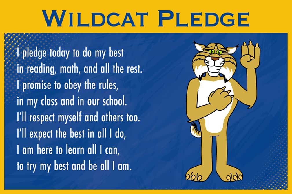 Pledge Poster 2 Wildcat 1