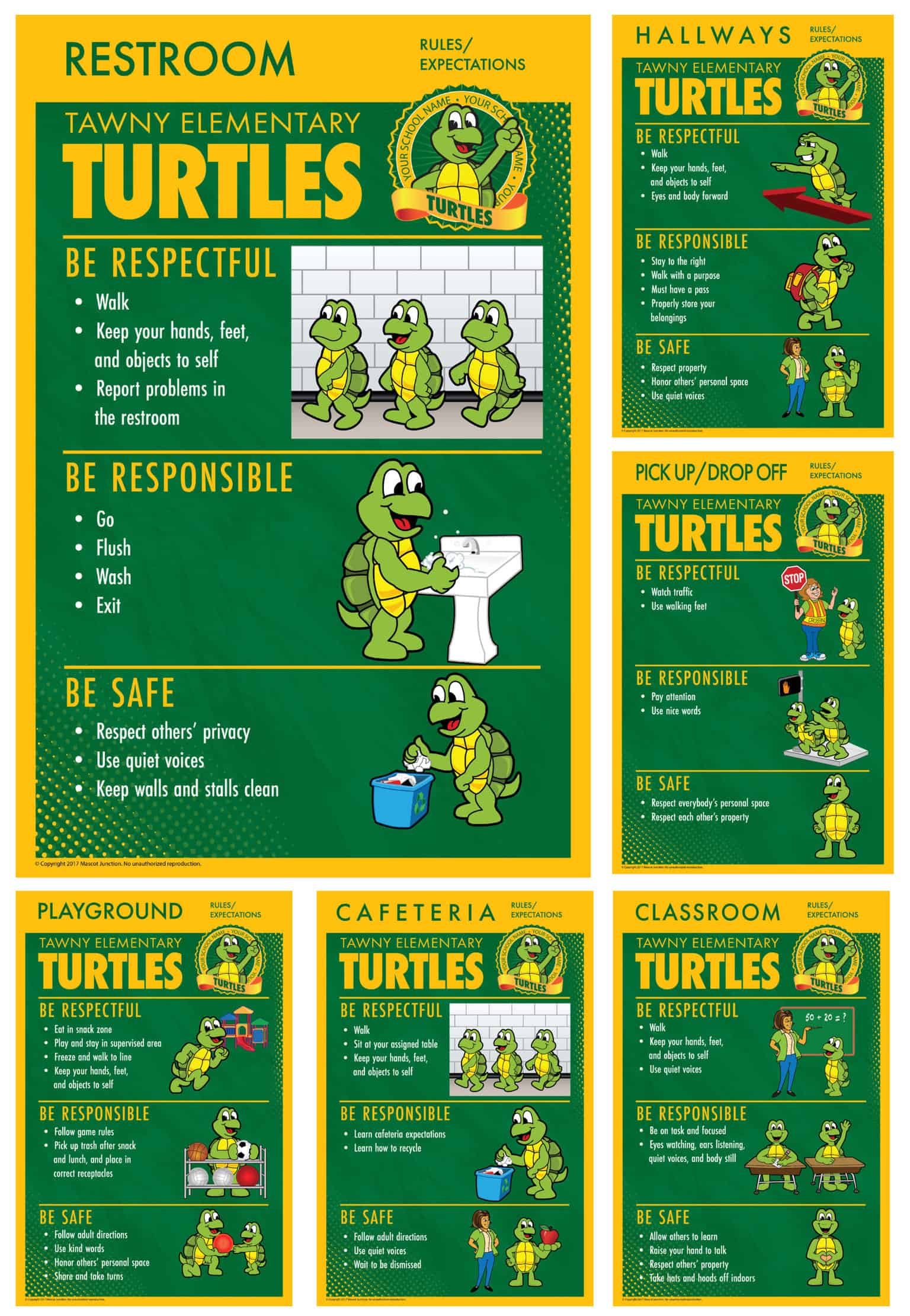 Rules Posters Turtle
